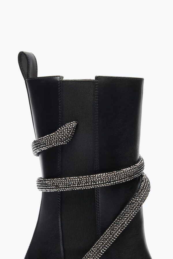 jeweled cleo crystal black bootie 60 rene caovilla