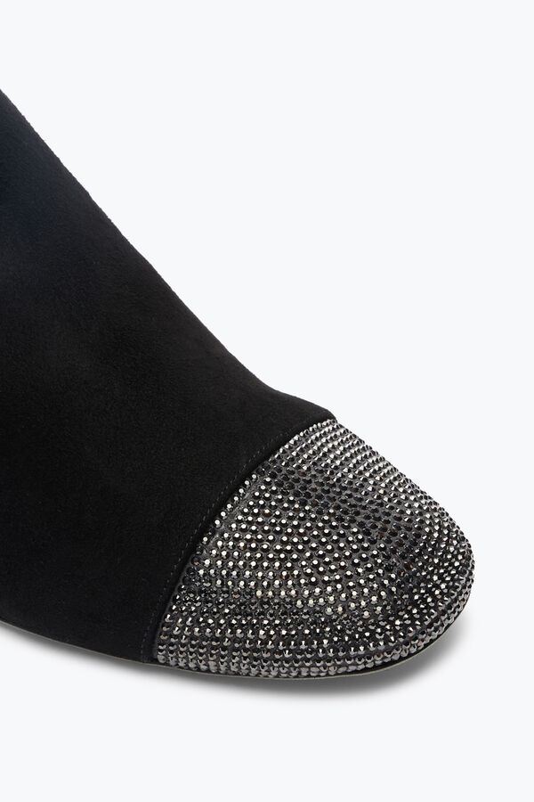 jeweled bonnie svart mocka bootie 40 rene caovilla