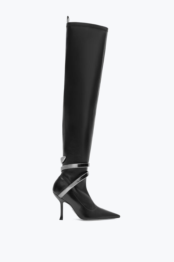 jeweled juniper svart cuissard boot 105 rene caovilla