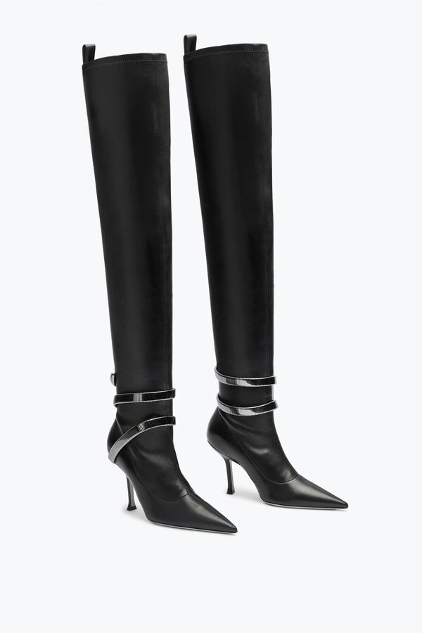 jeweled juniper svart cuissard boot 105 rene caovilla