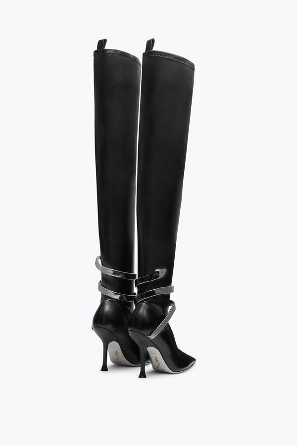 jeweled juniper svart cuissard boot 105 rene caovilla