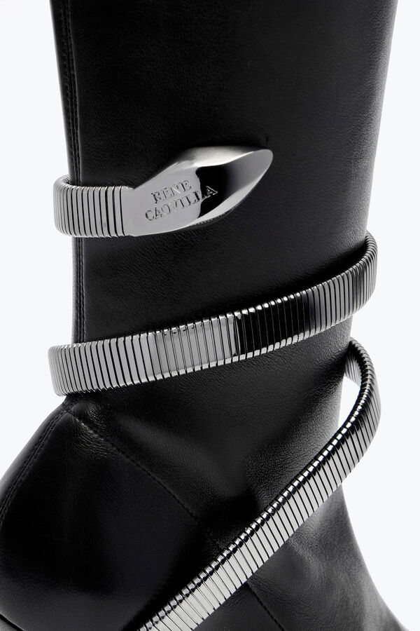 jeweled juniper svart cuissard boot 105 rene caovilla