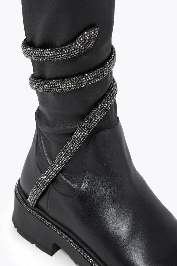 jeweled cleo svart cuissard boot 50 rene caovilla