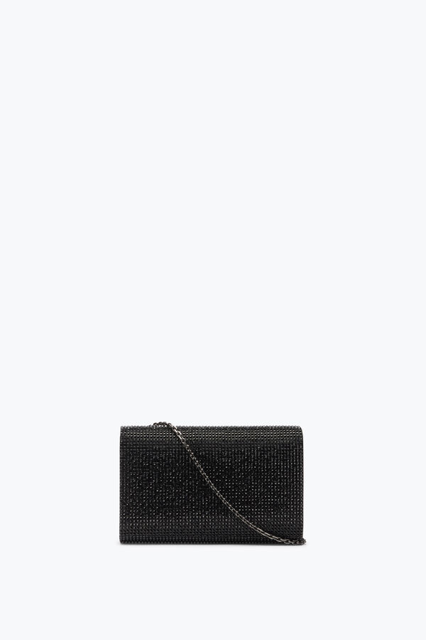 jeweled aida svart clutch med alla-Över kristaller rene caovilla