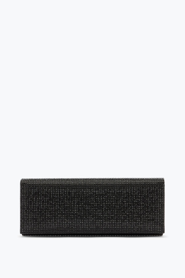 jeweled zafira svart clutch med alla-Över kristaller rene caovilla
