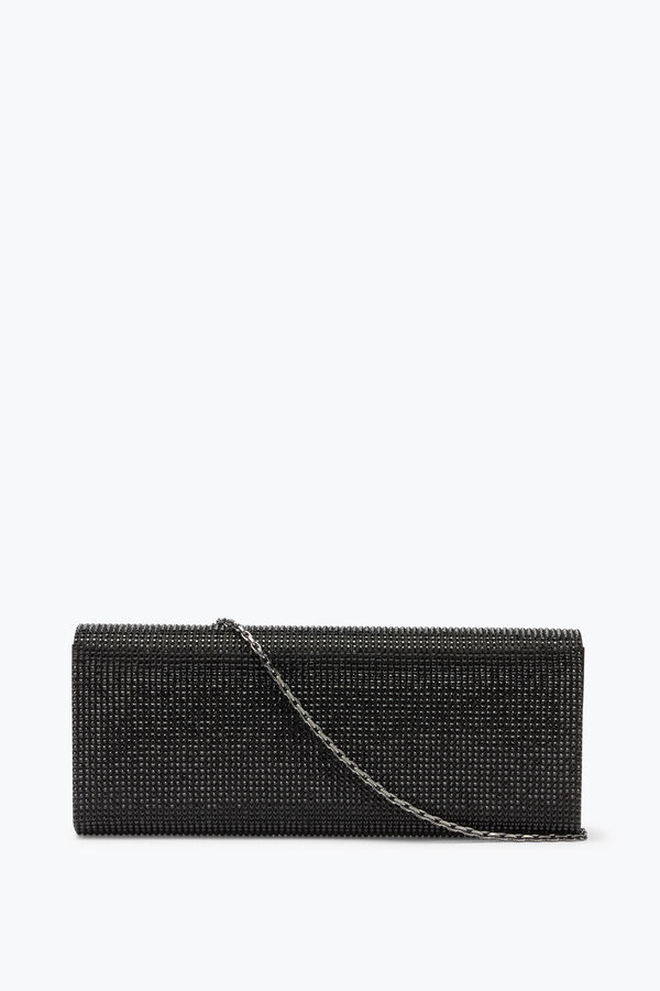 jeweled zafira svart clutch med alla-Över kristaller rene caovilla