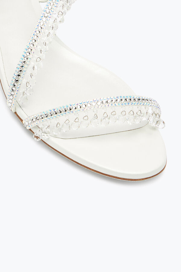 jeweled ljuskrona crystal elfenben sandal 10 rene caovilla