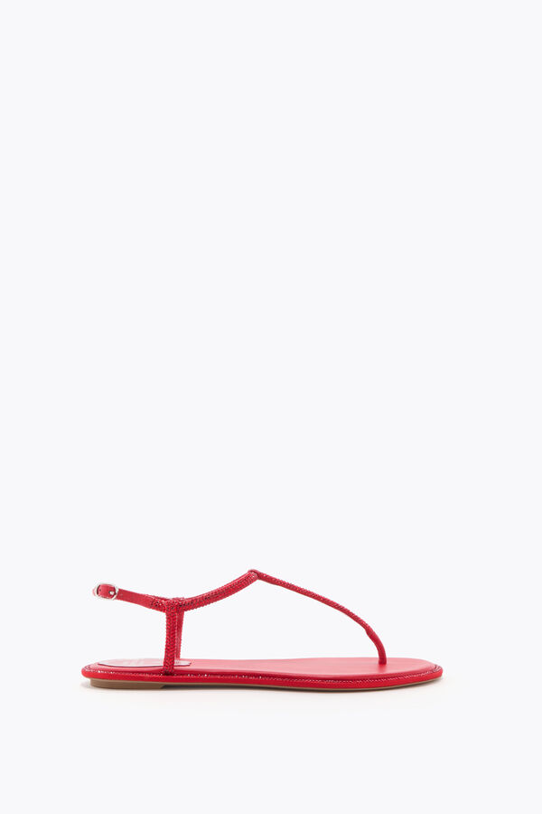 jeweled diana crystal red sandal 10 rene caovilla