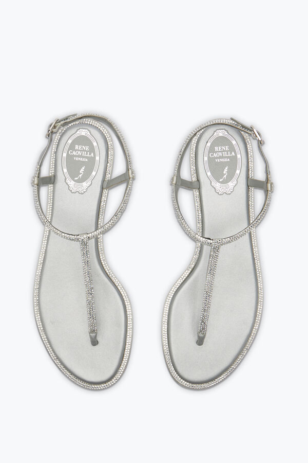 jeweled diana crystal grÅ sandal 10 rene caovilla