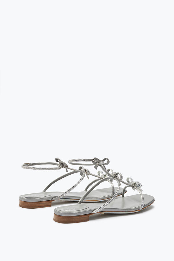 jeweled caterina crystal pearl grå sandal 10 rene caovilla