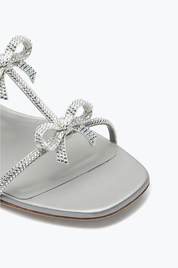 jeweled caterina crystal pearl grå sandal 10 rene caovilla