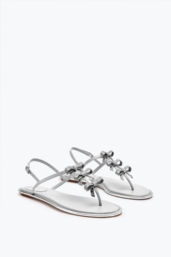 jeweled caterina silver thong sandal 10 rene caovilla