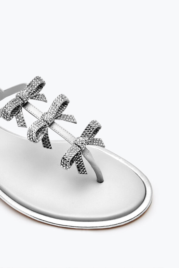 jeweled caterina silver thong sandal 10 rene caovilla