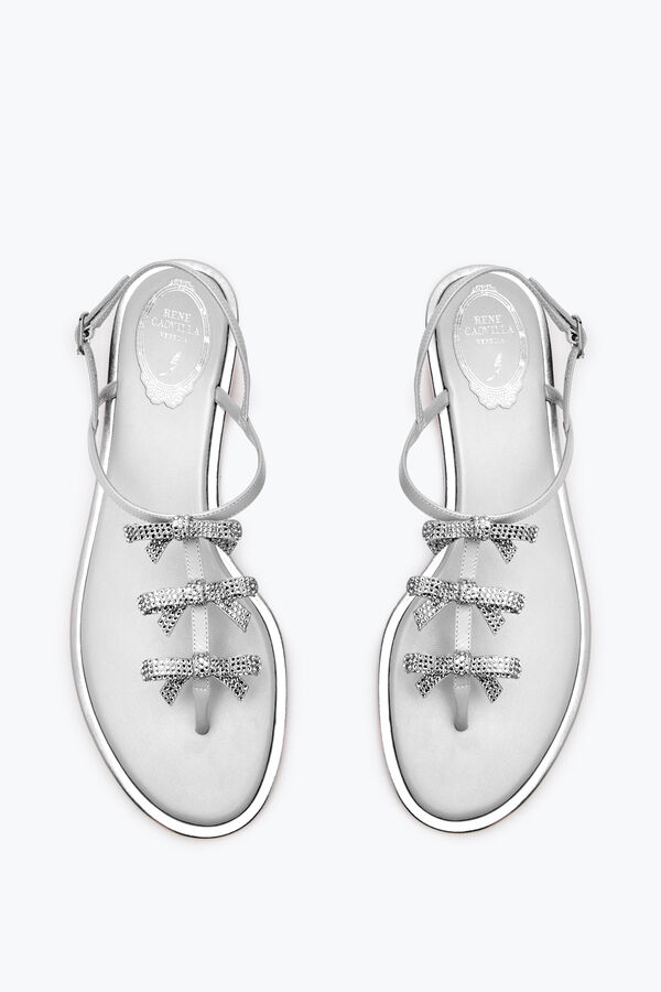 jeweled caterina silver thong sandal 10 rene caovilla