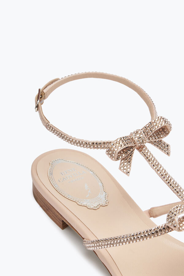 jeweled caterina naken platt sandal 10 rene caovilla