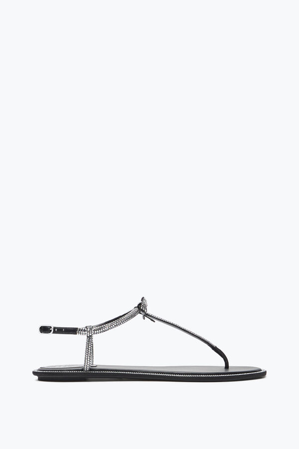 jeweled caterina svart rem sandal 10 rene caovilla
