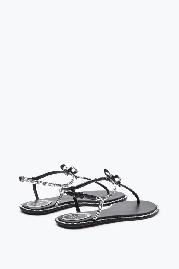 jeweled caterina svart rem sandal 10 rene caovilla