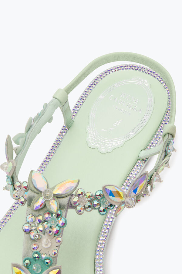 jeweled eden grÖn mynta thong sandal 10 rene caovilla