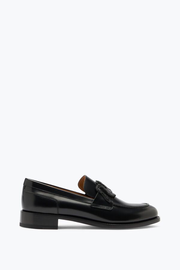 jeweled morgana svart loafer 20 rene caovilla