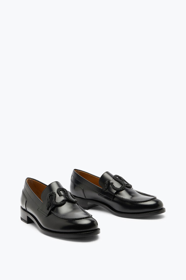 jeweled morgana svart loafer 20 rene caovilla
