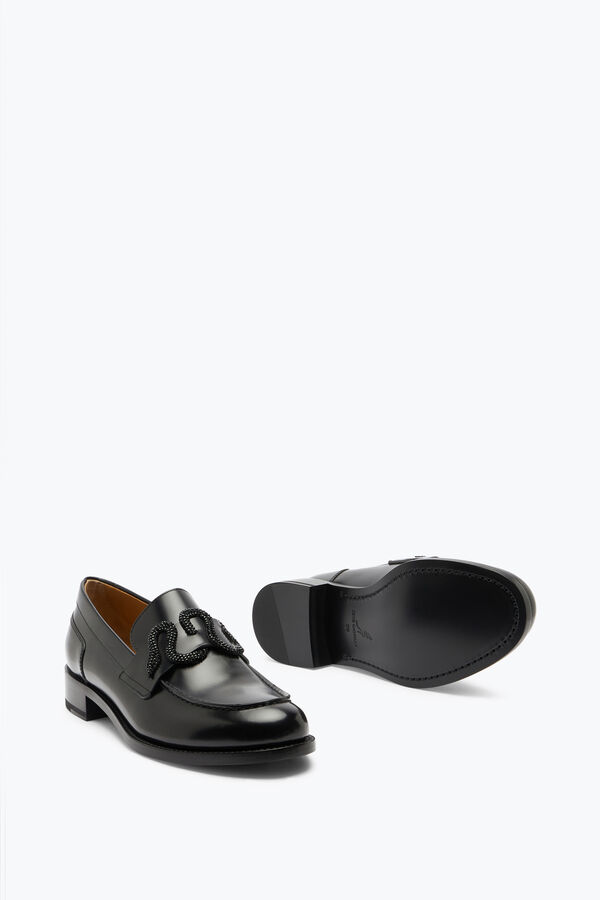 jeweled morgana svart loafer 20 rene caovilla