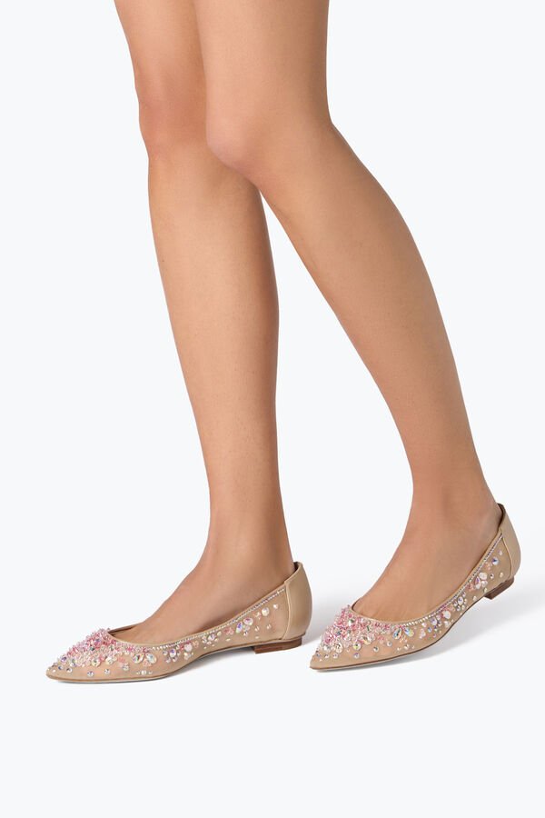 jeweled cinderella champagne ballerina 10 rene caovilla