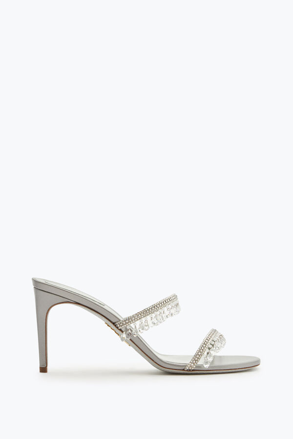 jeweled ljuskrona pearl gray mule 80 rene caovilla