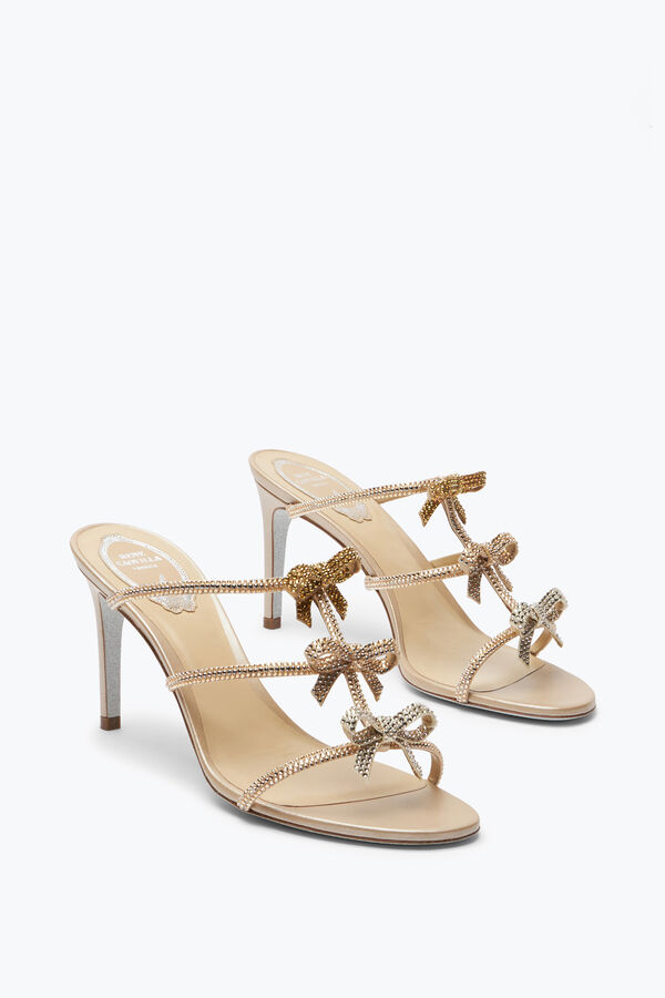 jeweled caterina champagne mule 80 rene caovilla
