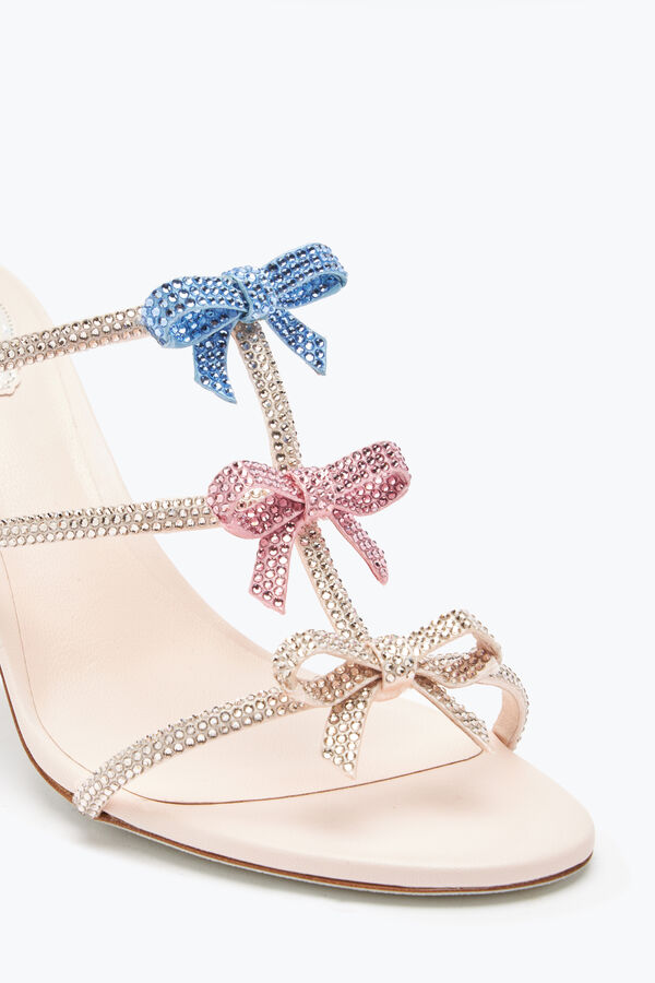 jeweled caterina mule med multicolor kristaller 80 rene caovilla