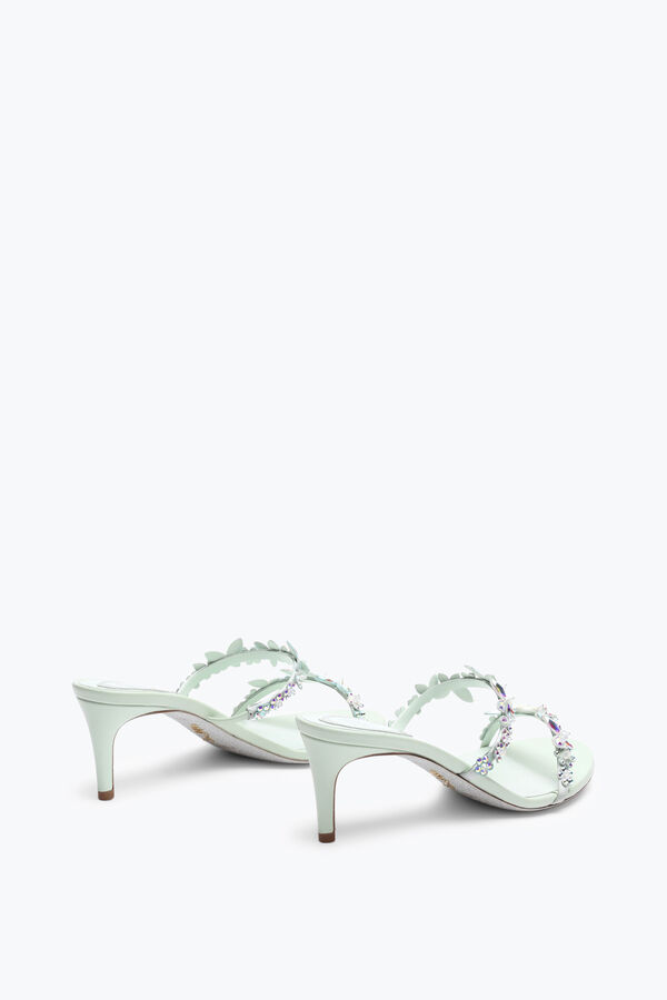 jeweled eden grön mynta mule 60 rene caovilla