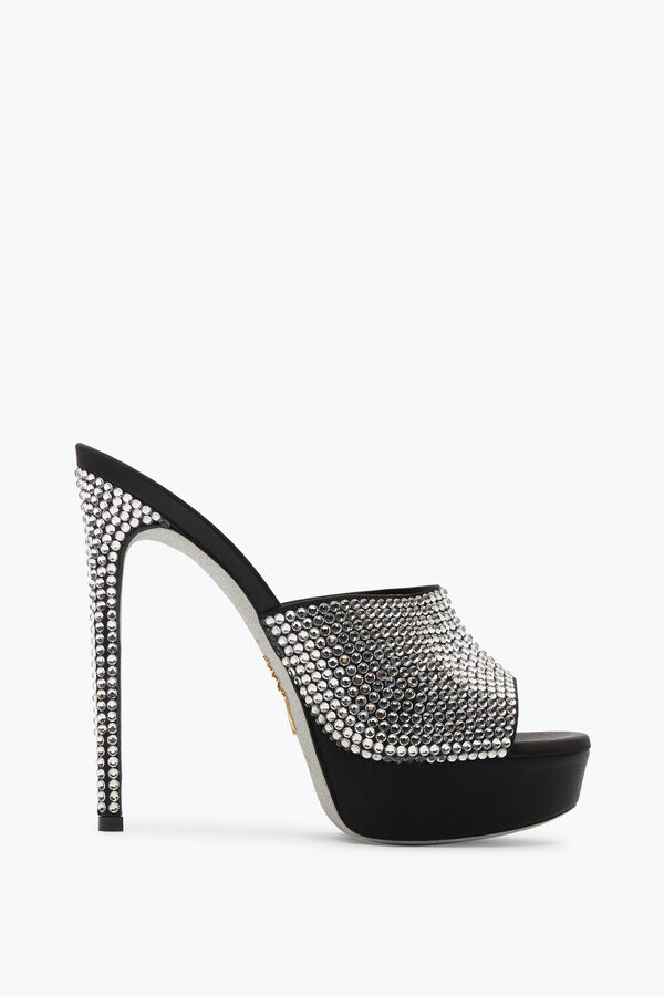 jeweled sharon-plattformen mule 130 rene caovilla