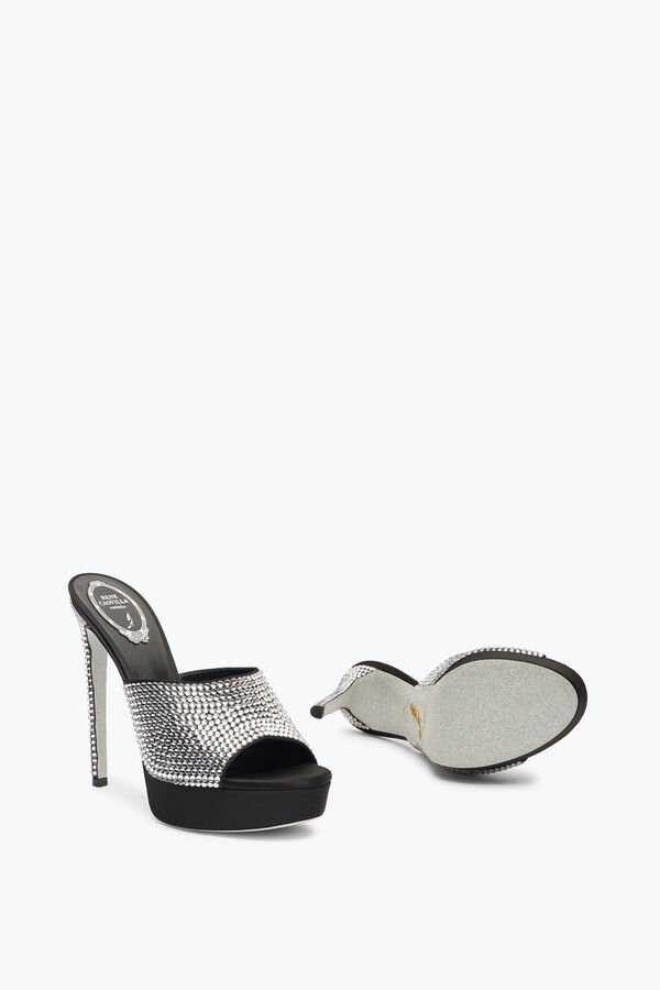 jeweled sharon-plattformen mule 130 rene caovilla