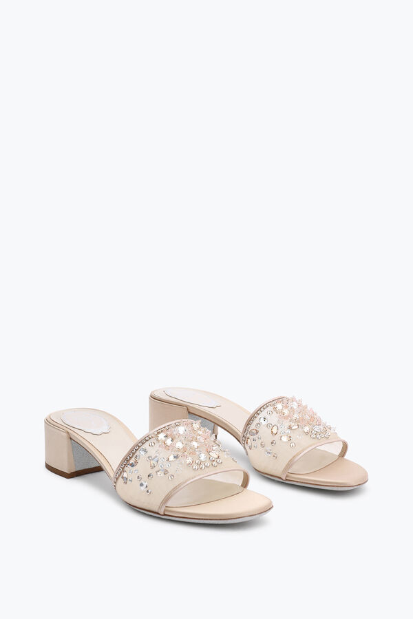 jeweled cinderella naken mule 40 rene caovilla