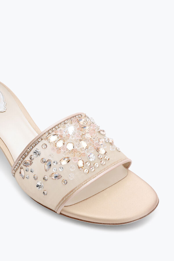 jeweled cinderella naken mule 40 rene caovilla