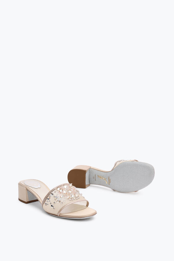 jeweled cinderella naken mule 40 rene caovilla