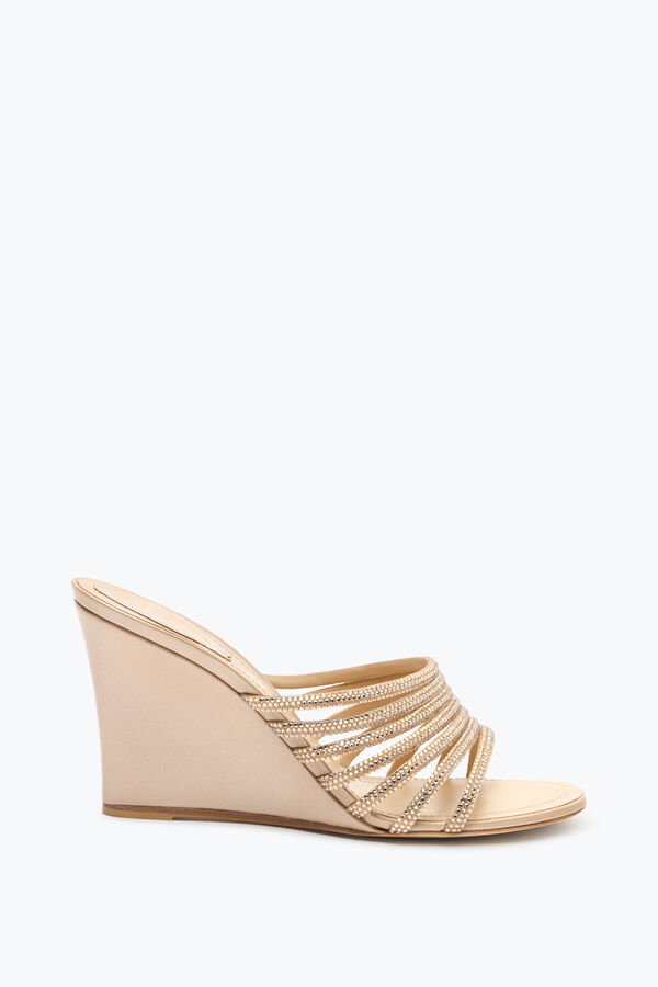 jeweled full trim puder rosa mule 80 rene caovilla
