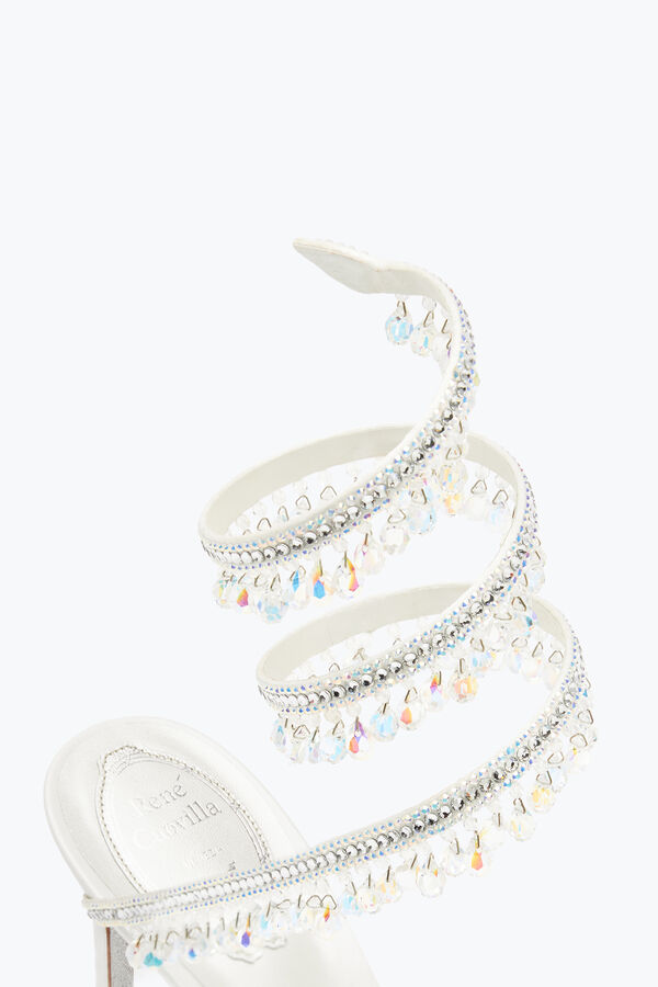 jeweled vit juvel ljuskrona pumpar 75 rene caovilla