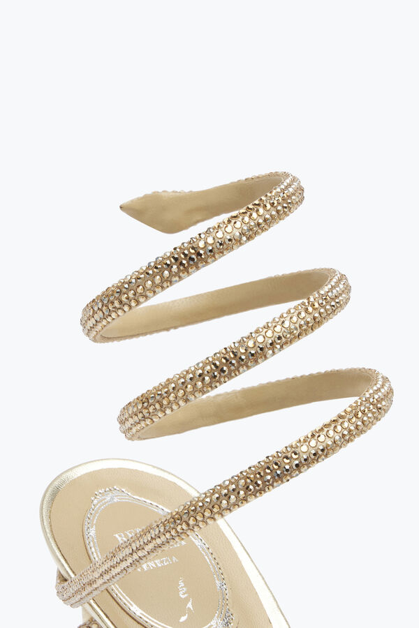 jeweled margot guld pump 80 rene caovilla