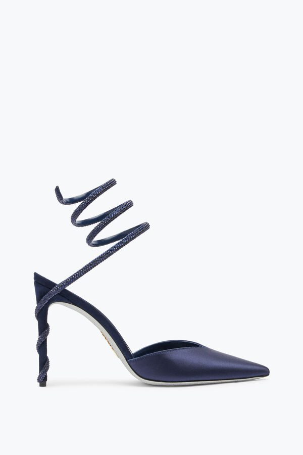 jeweled margot midnight blue pump 105 rene caovilla