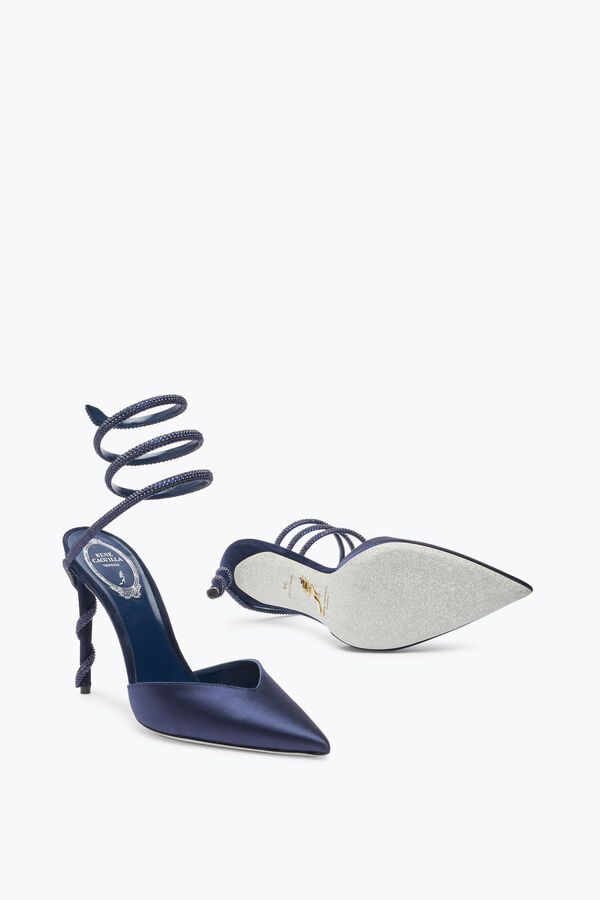 jeweled margot midnight blue pump 105 rene caovilla