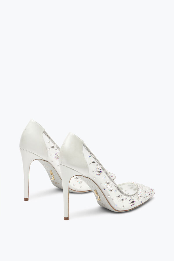 jeweled cinderella vita pumpen 105 rene caovilla