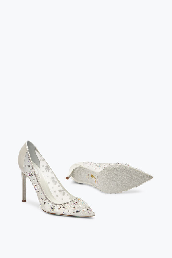 jeweled cinderella vita pumpen 105 rene caovilla