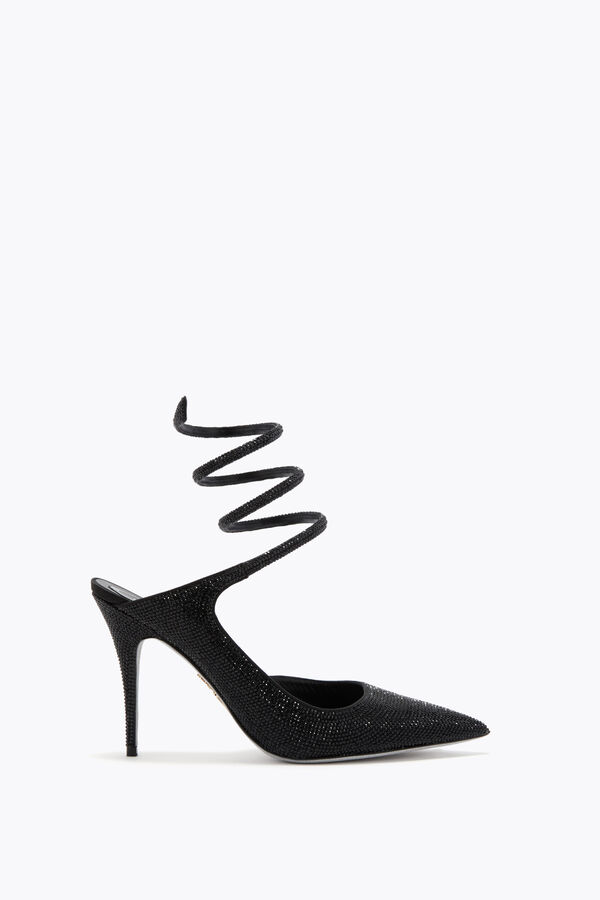 jeweled cleo svart pump 100 rene caovilla