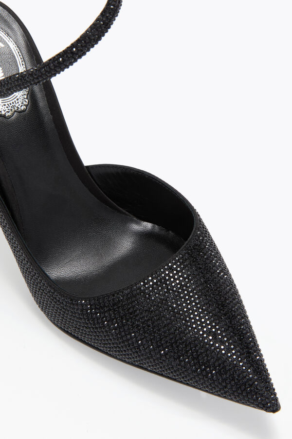 jeweled cleo svart pump 100 rene caovilla