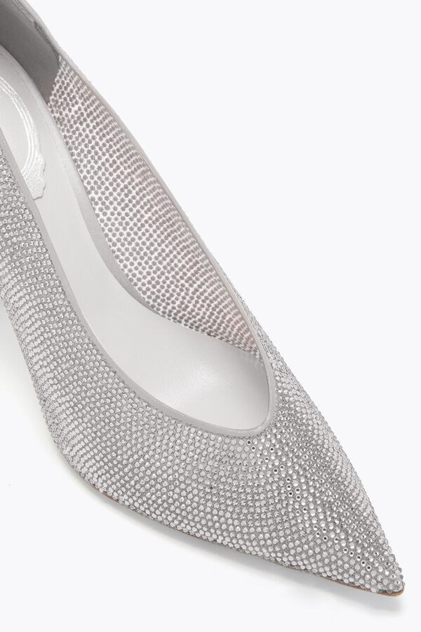 jeweled jinny silver pump 100 rene caovilla