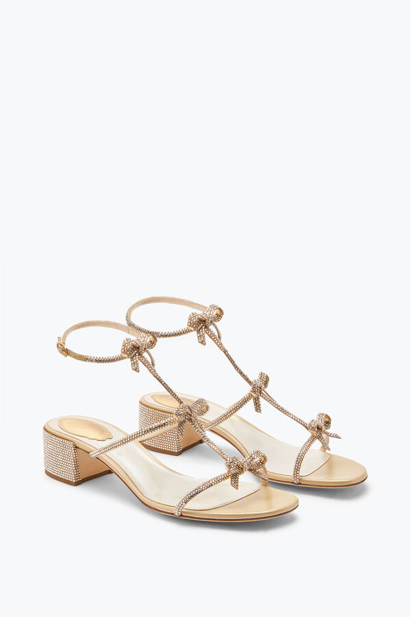 jeweled caterina crystal beige sandal 40 rene caovilla