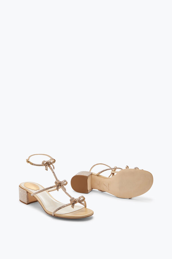 jeweled caterina crystal beige sandal 40 rene caovilla