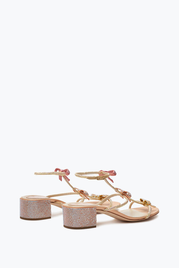 jeweled sandaler med vrist skosnören caterina rene caovilla