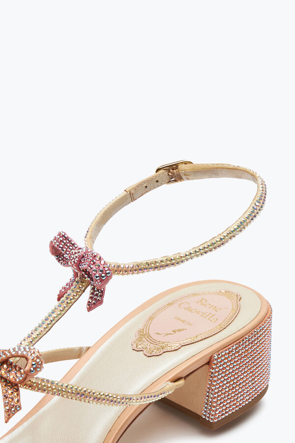 jeweled sandaler med vrist skosnören caterina rene caovilla