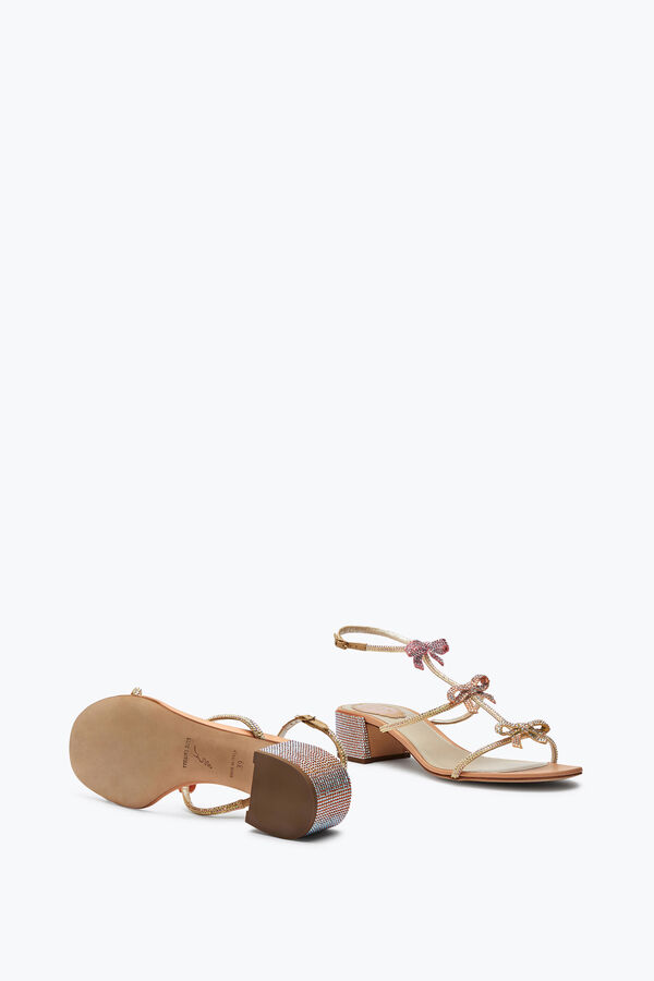 jeweled sandaler med vrist skosnören caterina rene caovilla